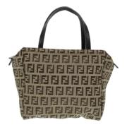 Pre-owned Canvas fendi-bags Fendi Vintage , Beige , Dames