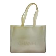 Pre-owned Canvas chanel-bags Chanel Vintage , Beige , Dames