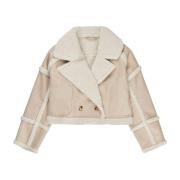 Omkeerbare Teddyjas in Ivoor Munthe , Beige , Dames