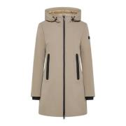 Stijlvolle Winterjas Peuterey , Beige , Dames