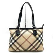 Pre-owned Canvas totes Burberry Vintage , Beige , Dames