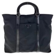 Pre-owned Canvas handbags Prada Vintage , Black , Heren