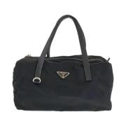 Pre-owned Canvas handbags Prada Vintage , Black , Dames