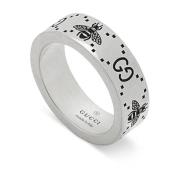 Ring in sterling zilver met bij en Double G motief Gucci , Gray , Dame...