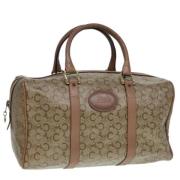 Pre-owned Canvas handbags Celine Vintage , Beige , Dames