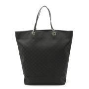 Pre-owned Canvas totes Gucci Vintage , Black , Dames