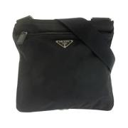 Pre-owned Canvas shoulder-bags Prada Vintage , Black , Dames