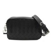 Pre-owned Leather crossbody-bags Bottega Veneta Vintage , Black , Dame...