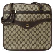 Pre-owned Canvas totes Gucci Vintage , Beige , Dames