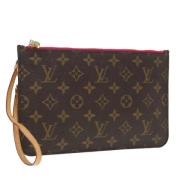 Pre-owned Canvas pouches Louis Vuitton Vintage , Brown , Dames