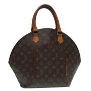 Pre-owned Canvas handbags Louis Vuitton Vintage , Brown , Dames