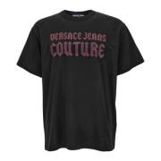 T-shirts en Polos Versace Jeans Couture , Black , Heren