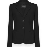 Blazer Jas voor Stijlvolle Outfits Dondup , Black , Dames