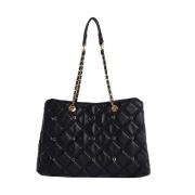 Zwarte Shopper Clelia Gaudi , Black , Dames