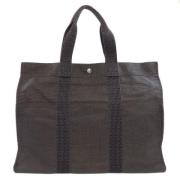 Pre-owned Canvas totes Hermès Vintage , Brown , Dames