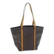 Pre-owned Canvas totes Louis Vuitton Vintage , Brown , Dames