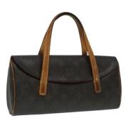 Pre-owned Canvas handbags Louis Vuitton Vintage , Brown , Dames