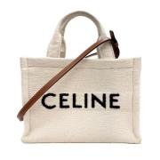 Pre-owned Canvas handbags Celine Vintage , Beige , Dames