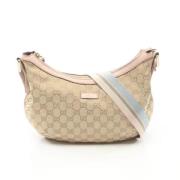 Pre-owned Canvas crossbody-bags Gucci Vintage , Beige , Dames