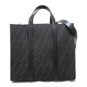 Pre-owned Canvas totes Fendi Vintage , Black , Dames