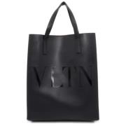 Pre-owned Leather handbags Valentino Vintage , Black , Dames