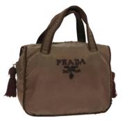 Pre-owned Nylon handbags Prada Vintage , Gray , Dames