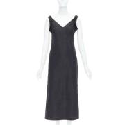 Pre-owned Silk dresses Miu Miu Pre-owned , Black , Dames