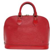 Pre-owned Leather louis-vuitton-bags Louis Vuitton Vintage , Red , Dam...