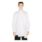 Contrastpaneel Pailletten Shirt Comme des Garçons , White , Heren