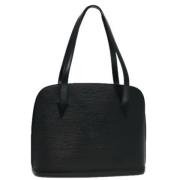 Pre-owned Leather louis-vuitton-bags Louis Vuitton Vintage , Black , D...