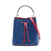 Pre-owned Leather louis-vuitton-bags Louis Vuitton Vintage , Blue , Da...