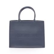 Pre-owned Leather totes Dior Vintage , Blue , Dames