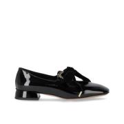 Zwarte Mary Jane Ballet Flats met Strik A. Bocca , Black , Dames