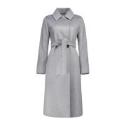 Grijze Jassen voor Vrouwen Max Mara Studio , Gray , Dames