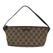 Pre-owned Canvas handbags Gucci Vintage , Brown , Dames