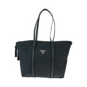 Pre-owned Canvas totes Prada Vintage , Black , Dames