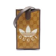 Pre-owned Leather gucci-bags Gucci Vintage , Brown , Dames