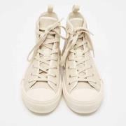 Pre-owned Canvas sneakers Dior Vintage , Beige , Heren