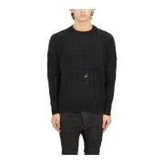 Yak Oversized Trui Isabel Benenato , Black , Heren