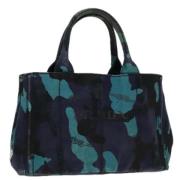 Pre-owned Canvas handbags Prada Vintage , Blue , Dames