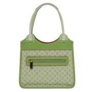 Pre-owned Canvas totes Louis Vuitton Vintage , Green , Dames