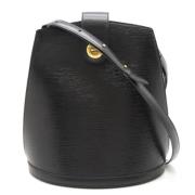 Pre-owned Leather shoulder-bags Louis Vuitton Vintage , Black , Dames