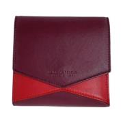 Pre-owned Leather wallets Bottega Veneta Vintage , Red , Dames