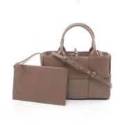 Pre-owned Leather totes Bottega Veneta Vintage , Brown , Dames