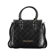 Zwarte polyethyleen handtas Valentino by Mario Valentino , Black , Dam...