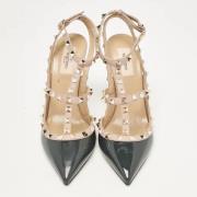 Pre-owned Leather heels Valentino Vintage , Beige , Dames