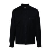 Stijlvolle Overshirt voor Mannen Ermenegildo Zegna , Black , Heren