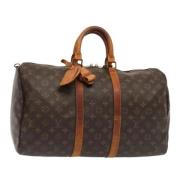 Pre-owned Canvas handbags Louis Vuitton Vintage , Brown , Dames