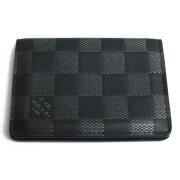 Pre-owned Canvas wallets Louis Vuitton Vintage , Black , Heren