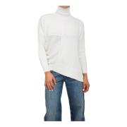 Witte Pullover Sweater Stijlvolle Mode Armani Exchange , White , Dames